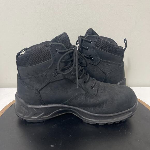 Wolverine Work Boots‎ Men 8EW Black Leather Waterproof ASTM F2413-18 Safety Toe - Picture 7 of 15